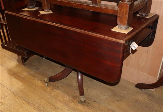 A Regency mahogany Pembroke breakfast table L.112cm